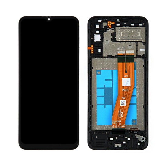 Touch+Display com Frame Samsung Galaxy A04e/A042 6,5" Service Pack (Gh81-23088a) Preto